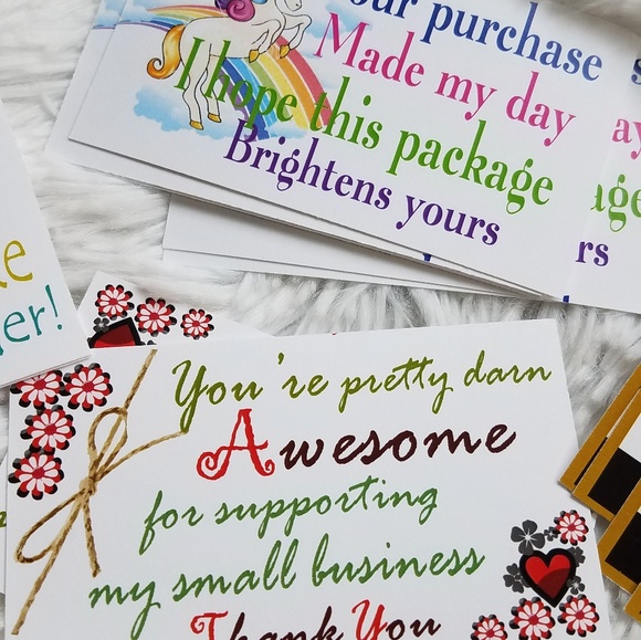 100 Thank you note cards - Picture 7 of 8